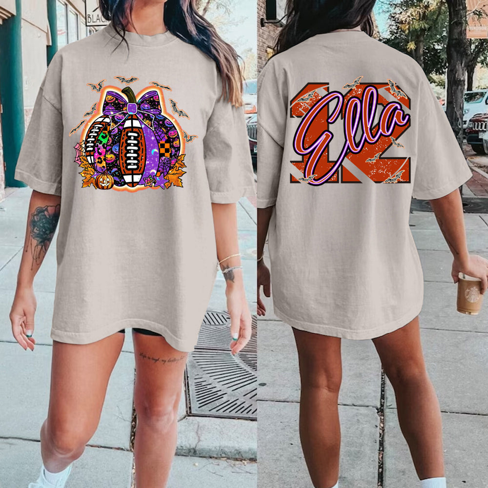 Personalized Lace Tis the season Halloween Gothic Sport Ghost T-Shirt