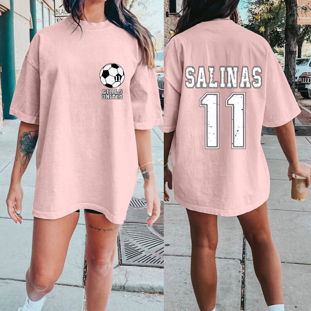 Customizable Soccer Shirt, Soccer Team Shirt, Soccer Mom Shirt, FootballFootball Shirt, Soccer Name Shirt, Custom Soccer Shirt