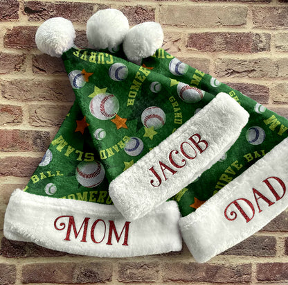 Personalized Santa Hat/Christmas Baseball Hat