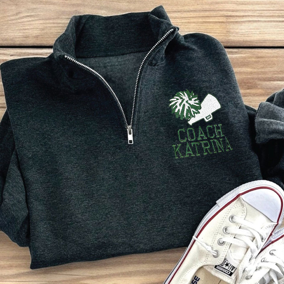 Cheer Coach Personalized Pullover Sweatshirt