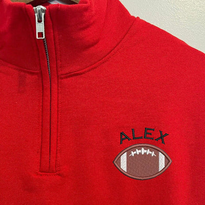 Football Fan Ladies Pullover Custom Embroidered Shirt