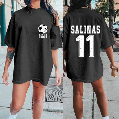 Customizable Soccer Shirt, Soccer Team Shirt, Soccer Mom Shirt, FootballFootball Shirt, Soccer Name Shirt, Custom Soccer Shirt