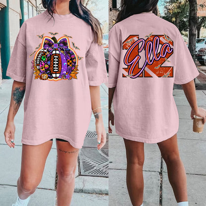 Personalized Lace Tis the season Halloween Gothic Sport Ghost T-Shirt