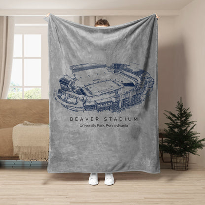 Beaver Stadium - Penn State Nittany Lions football, College Football Blanket