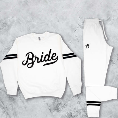 CUSTOM Bride and Groom Sweatshirts & Joggers Bridal Gift, Bride sweatshirt