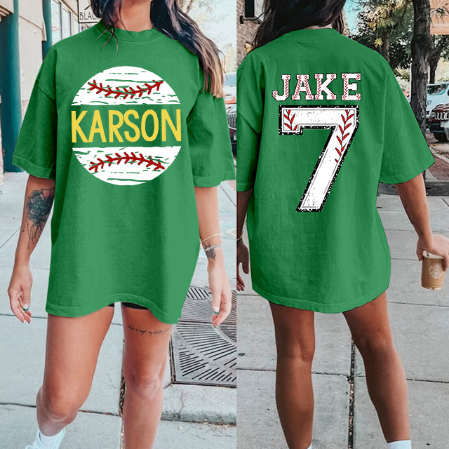 Custom Baseball Shirt Custom Name Custom Number Custom Team Baseball Shirt