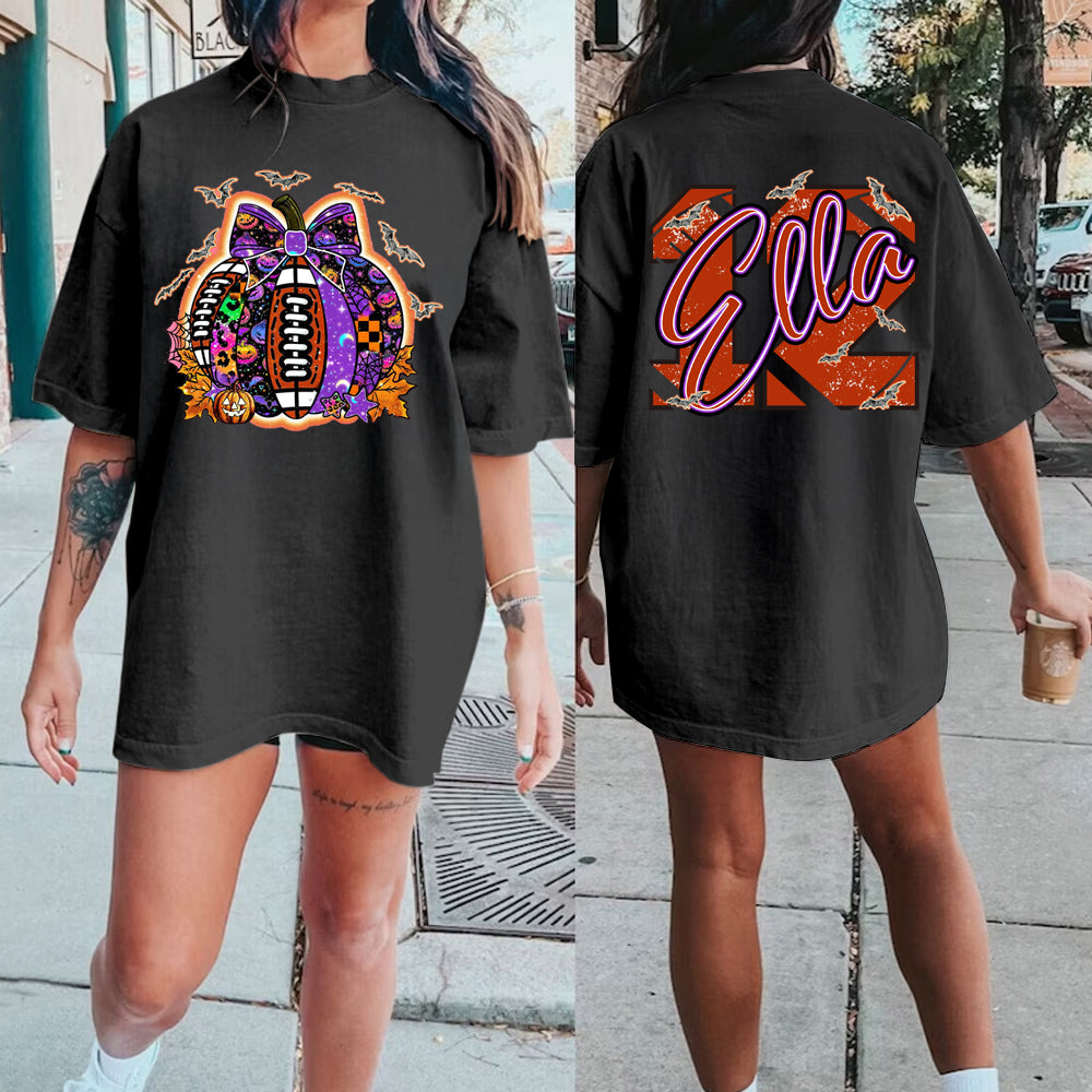 Personalized Lace Tis the season Halloween Gothic Sport Ghost T-Shirt