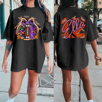 Personalized Lace Tis the season Halloween Gothic Sport Ghost T-Shirt