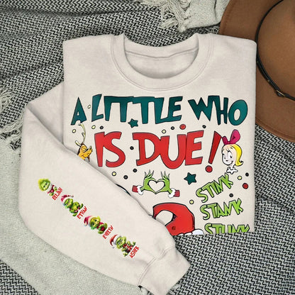 Christmas Grinch Custom Printed Sweatshirt