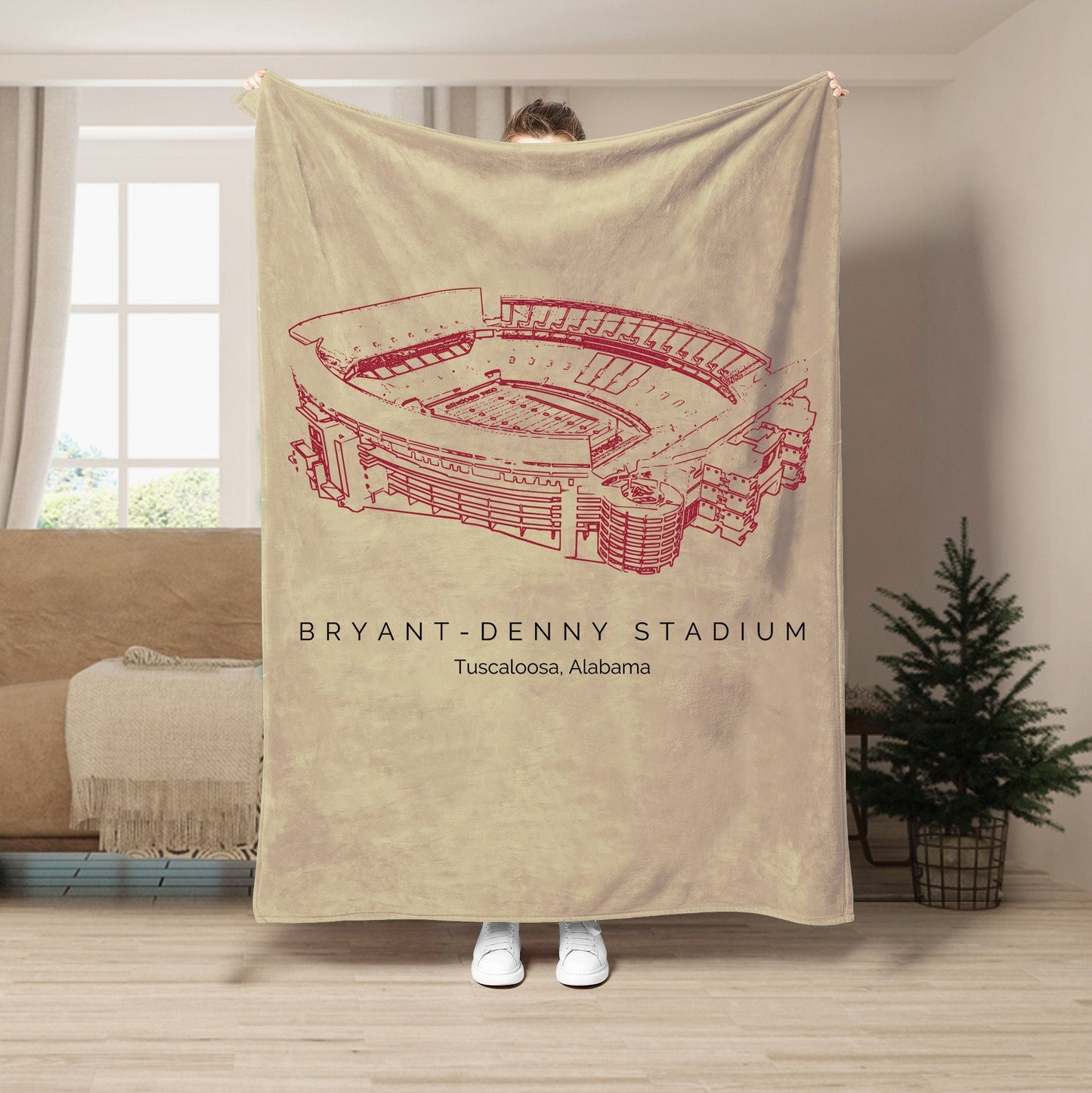 Bryant–Denny Stadium - Alabama Crimson Tide football,College Football Blanket