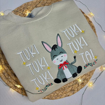 Custom El Burrito Sabanero Tuki Tuki Tuki Sweatshirt