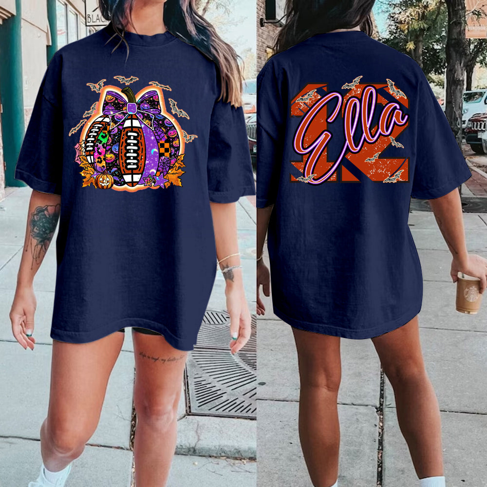 Personalized Lace Tis the season Halloween Gothic Sport Ghost T-Shirt