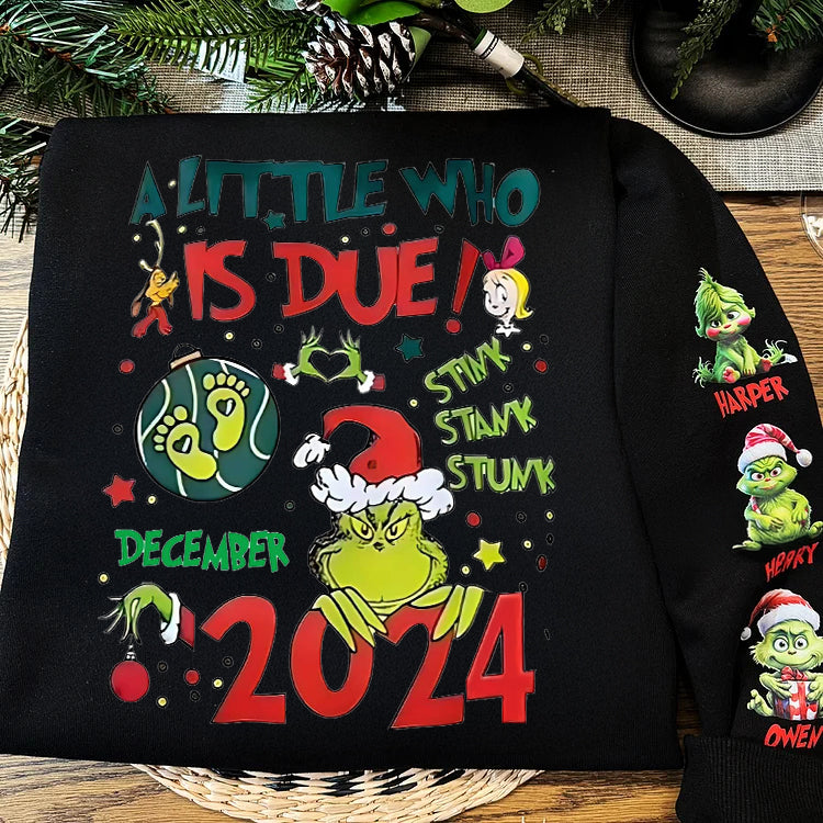 Christmas Grinch Custom Printed Sweatshirt