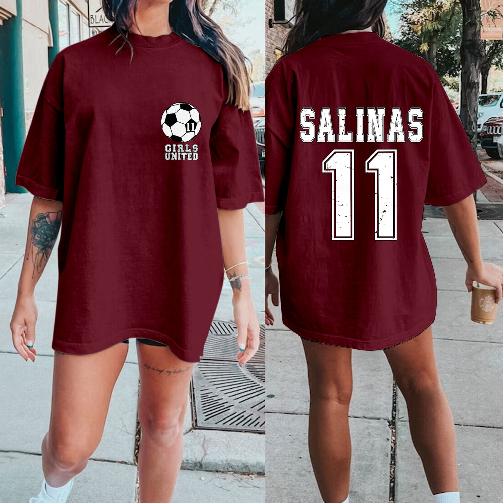 Customizable Soccer Shirt, Soccer Team Shirt, Soccer Mom Shirt, FootballFootball Shirt, Soccer Name Shirt, Custom Soccer Shirt