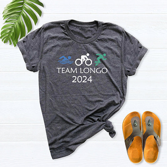 triathlon shirt, Custom Triathlon team Shirt, Triathlon support crew shirt, Marathon Shirt,Sport Shirt, Triathlon family tee, triathlon gift