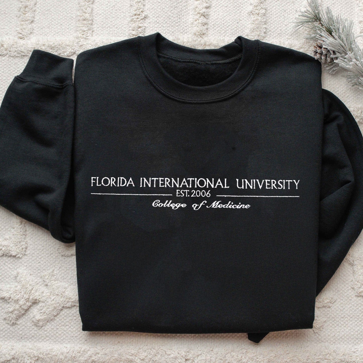 Custom College Embroidered Sweatshirt/Hoodie