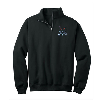 Golf Personalized Quarter Zip Pullover Sweatshirt