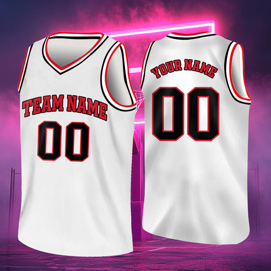 Custom Basketball Jersey Stitched Personalized Basketball Shirt