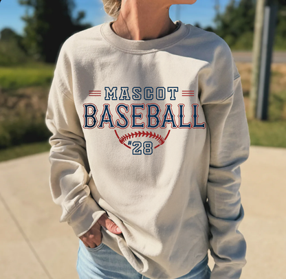 Custom Baseball Team T-Shirt/Custom School Spirit Shirt