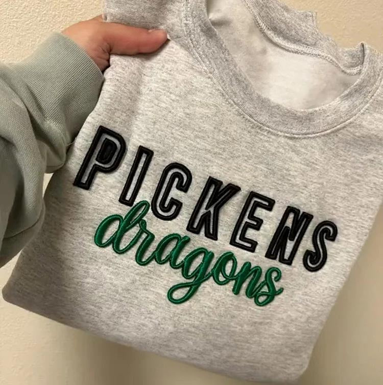 Custom Game Day 3D PUFF Embroidery Sweatshirt