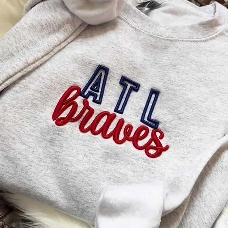 Custom Game Day 3D PUFF Embroidery Sweatshirt