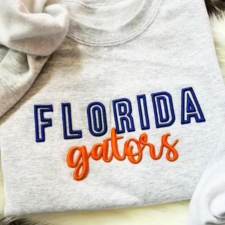 Custom Game Day 3D PUFF Embroidery Sweatshirt