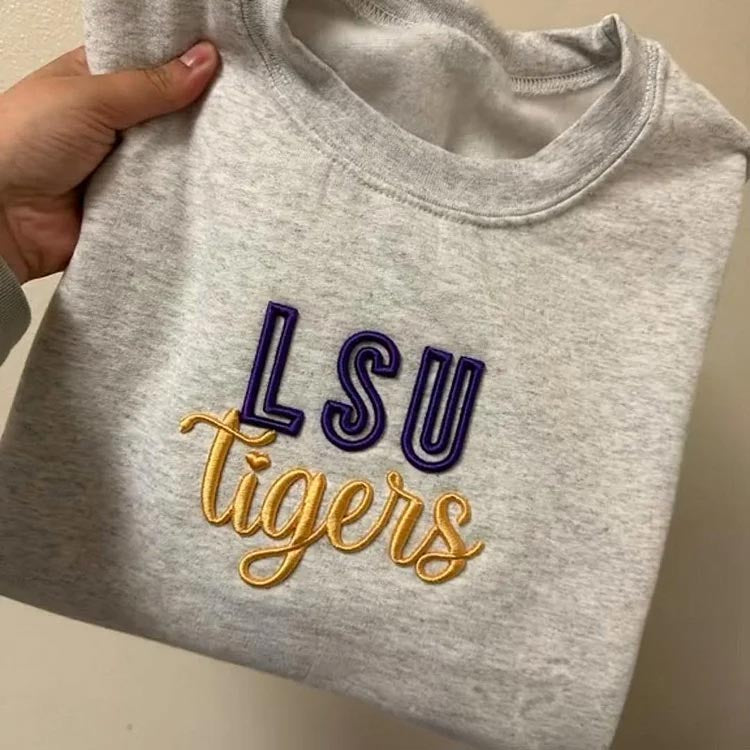 Custom Game Day 3D PUFF Embroidery Sweatshirt