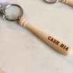 Baseball/Softball Key Chain | Mini Baseball/Softball Set Bag Tag | Custom for Baseball/Softball Game | Gift for Athlete