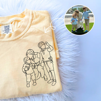 Mother's Day Special: Embroidered Memories Custom Photo Sweatshirt