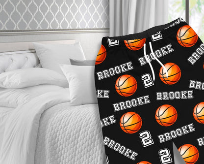 Personalized Basketball Pajama,gift for Basketball player