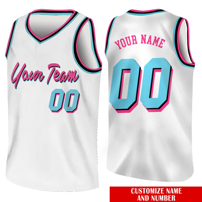 Custom Basketball Jersey Stitched Personalized Basketball Shirt