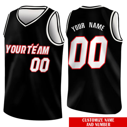 Custom Basketball Jersey Stitched Personalized Basketball Shirt