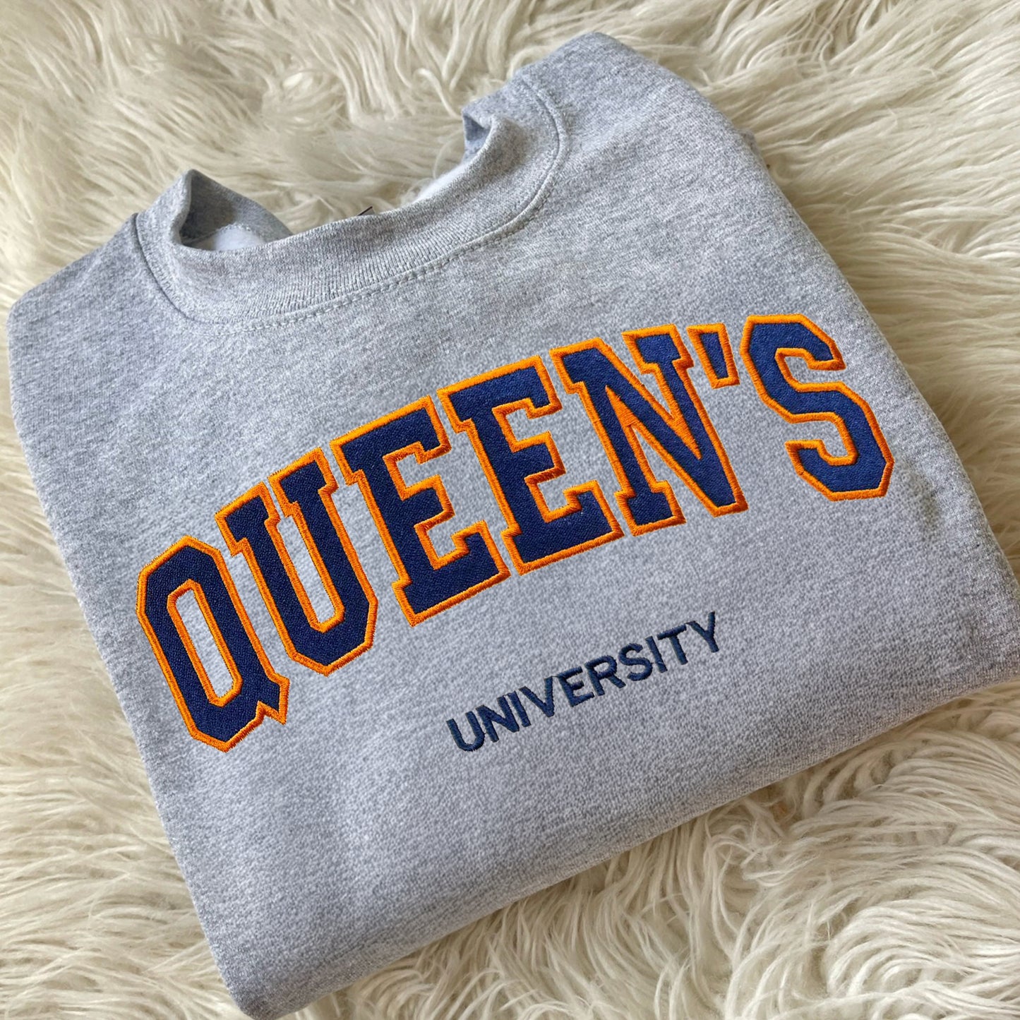 Custom Embroidered University Sweatshirt