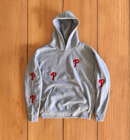 Custom 5 Spot Embroidered Sweatshirt/Hoodie Boxy Fit