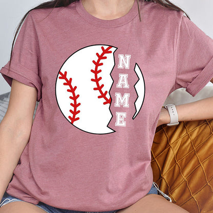 Personalized Baseball Shirt, Custom Baseball Shirt, Baseball Name Shirt, Custom Shirts For Baseballer, Baseball Mom Shirt, Baseball Dad Gift