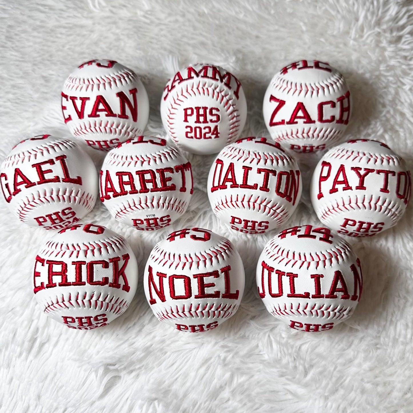 Personalized Baseball, Baseball Team Gift, Baseball Gift, Baseball Coach Gift, Baseball Dad Gift, Senior Gift, Embroidered Baseball