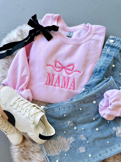 2024 MAMA Embroidered Sweatshirt, MAMA Sweatshirt