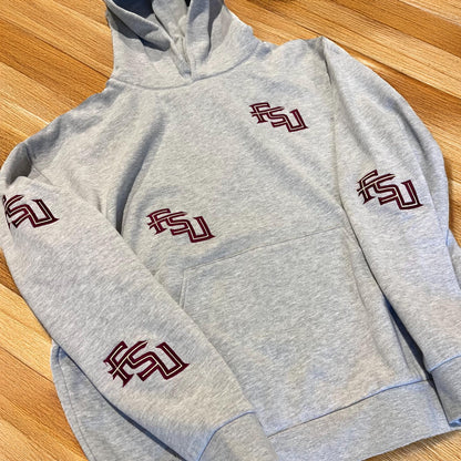 Custom 5 Spot Embroidered Sweatshirt/Hoodie Boxy Fit