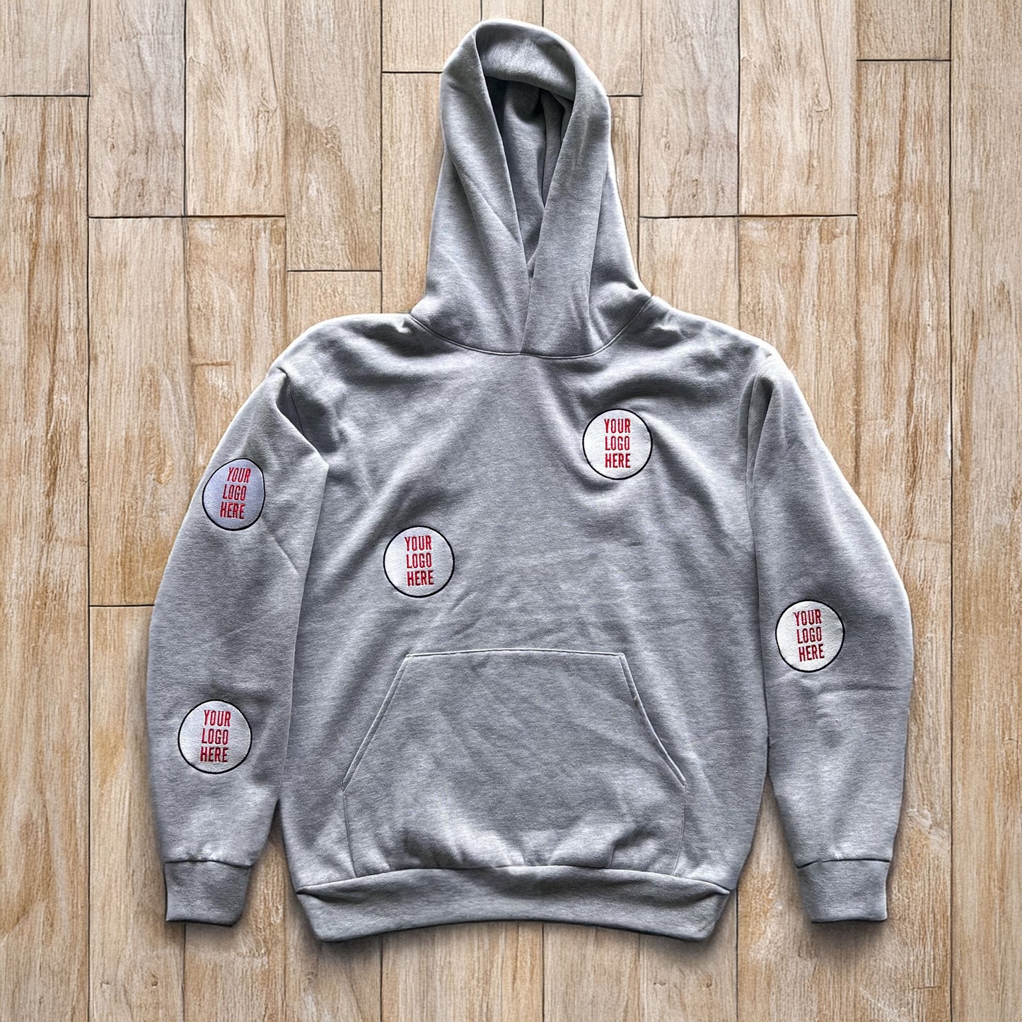 Custom 5 Spot Embroidered Sweatshirt/Hoodie Boxy Fit