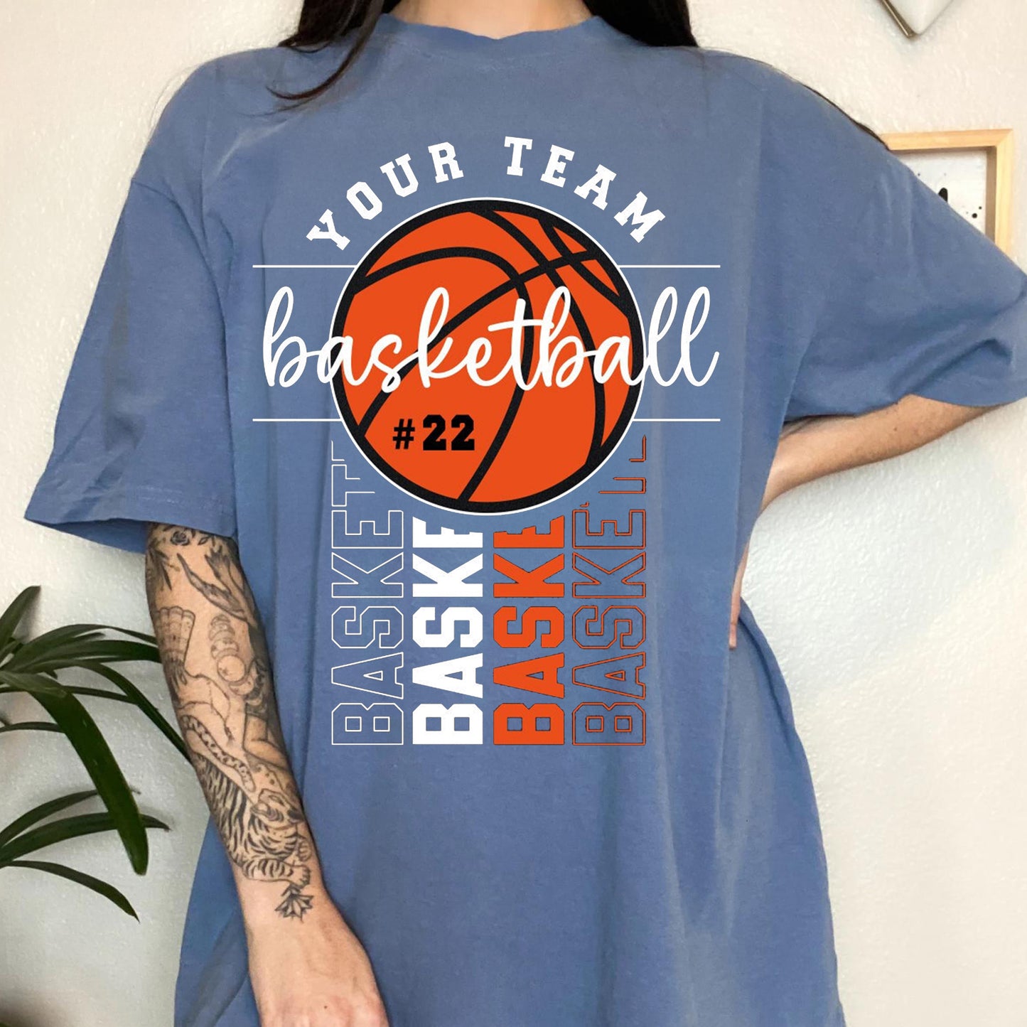 Custom Basketball Tee/Family T-Shirt/Basketball Team Shirt