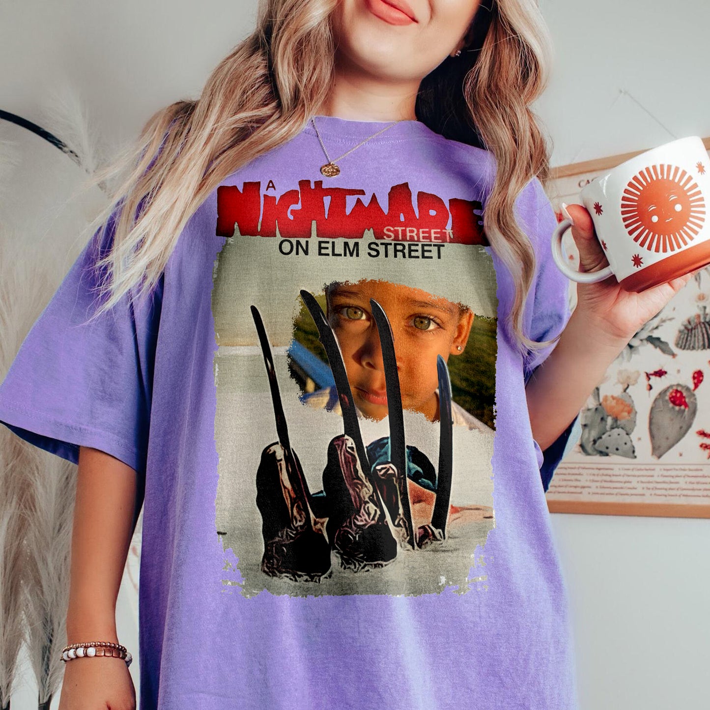 Custom A Nightmare on Elm Street Photo Shirt/Hallwoeen Sweatshirt