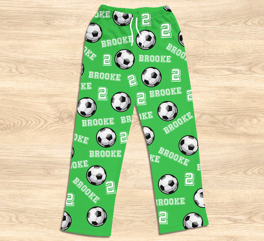 Personalized Soccer Pajama,gift for Soccer player