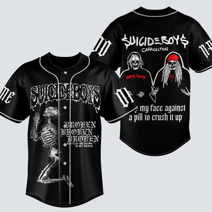 Personalized Suicideboy Merch Jersey, Suicideboy G59 Baseball Jersey
