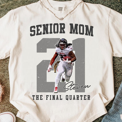 Personalized Football Mom Shirt, Custom 2026 Senior Football Mom Gift