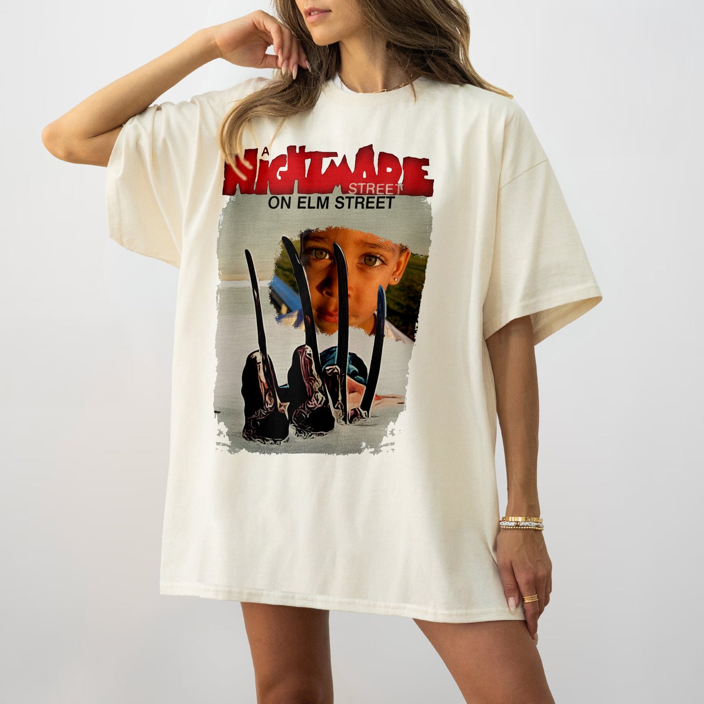 Custom A Nightmare on Elm Street Photo Shirt/Hallwoeen Sweatshirt