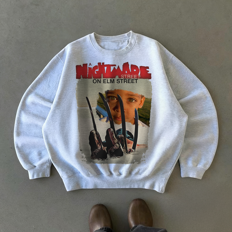Custom A Nightmare on Elm Street Photo Shirt/Hallwoeen Sweatshirt